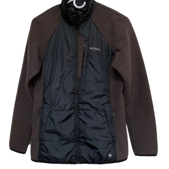 Columbia Omni-Heat Jacket, Size M, Brown & Black - Picture 1 of 8